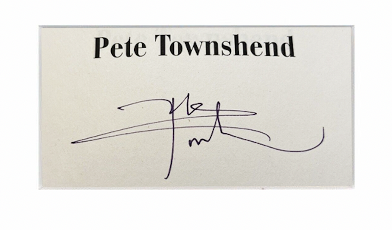 Item # 171643 - The Who Pete Townshend Autographed Signed 11x14 Framed Photo ACOA