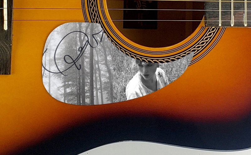 Item # 197550 - Taylor Swift Autographed Signed Acoustic Guitar Folklore Sunburst ACOA