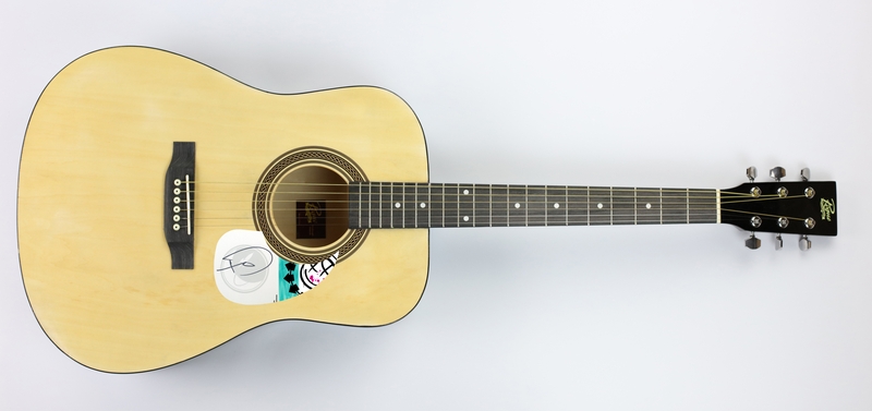 Item # 161178 - Blink-182 Tom Delonge Autographed Signed Acoustic Guitar ACOA