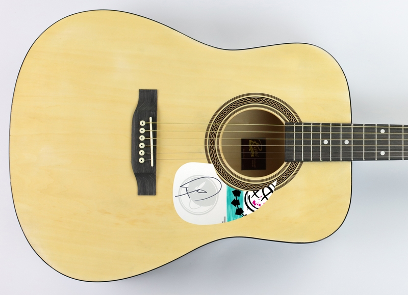 Item # 161178 - Blink-182 Tom Delonge Autographed Signed Acoustic Guitar ACOA