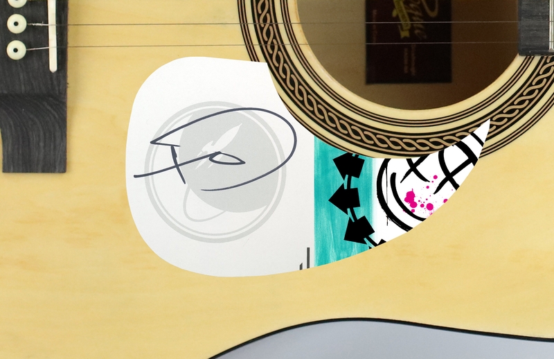 Item # 161178 - Blink-182 Tom Delonge Autographed Signed Acoustic Guitar ACOA