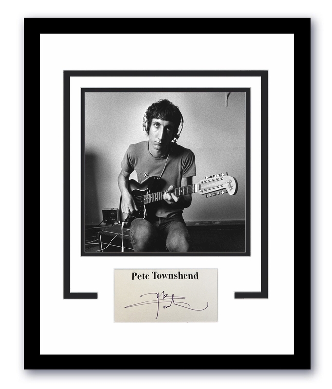 Item # 171643 - The Who Pete Townshend Autographed Signed 11x14 Framed Photo ACOA