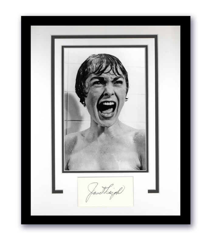 Item # 171564 - Psycho Janet Leigh Autographed Signed 11x14 Framed Photo Hitchcock Horror ACOA