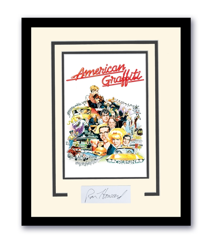 Item # 206212 - American Graffiti Ron Howard Autographed 11x14 Framed Photo 60s California ACOA
