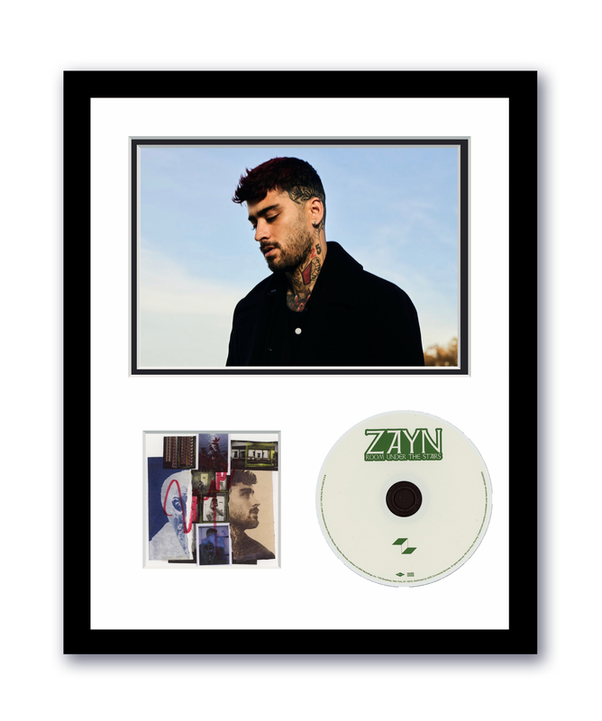 Item # 191242 - Zayn Malik Autographed Signed 11x14 Frame CD Photo Room Under The Stairs 1D ACOA