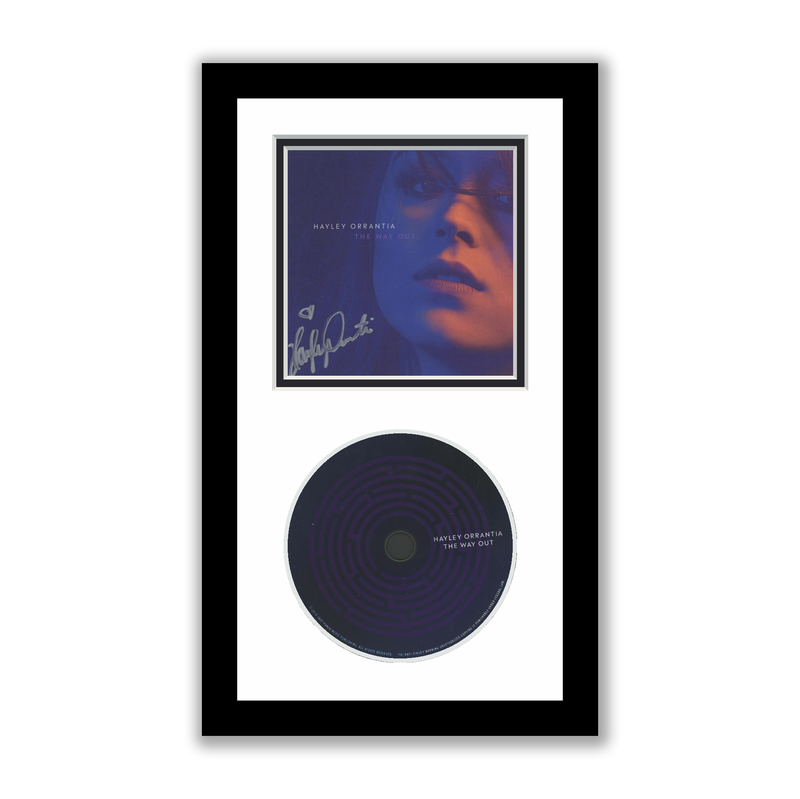 Item # 176631 - Hayley Orrantia Autographed Signed Framed CD The Way Out ACOA