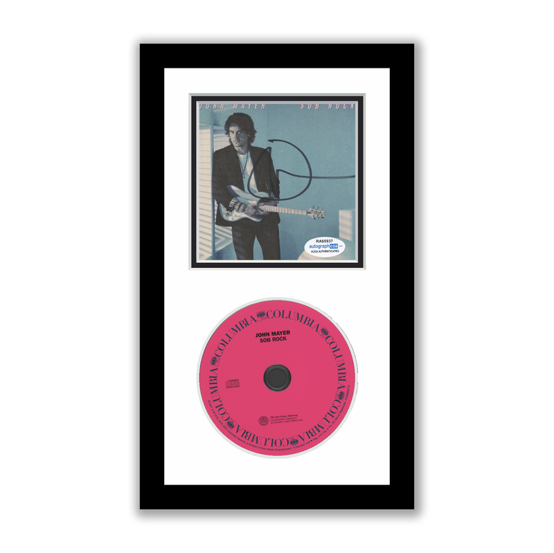 Item # 192720 - John Mayer Autographed Signed Framed CD Sob Rock ACOA