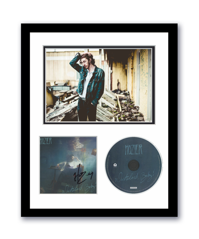Item # 174359 - Hozier Autographed Signed 11x14 Custom Framed CD Photo Wasteland, Baby! ACOA