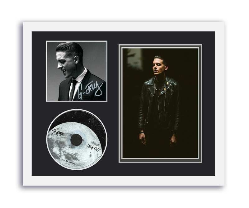 Item # 178329 - G-Eazy Autographed Signed 11x14 Custom Framed CD Photo When It's Dark Out ACOA