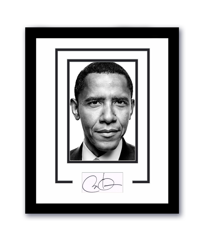 Item # 186514 - President Barack Obama Autographed Signed 16x20 Framed Photo ACOA