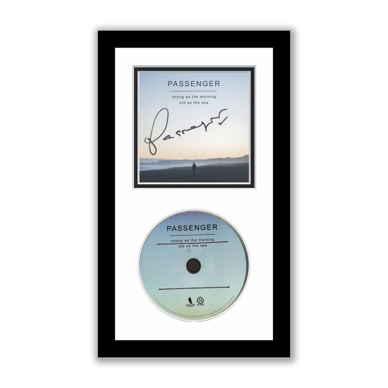 Item # 175717 - Passenger Autographed Signed Framed CD Young As The Morning Old As The Sea ACOA