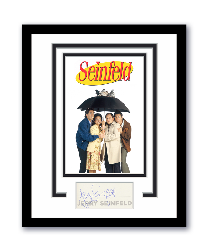 Item # 180079 - Jerry Seinfeld Autographed Signed 11x14 Framed Photo Comedy Sitcom ACOA