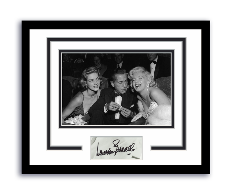 Item # 192725 - Lauren Bacall Autographed Signed 11x14 Framed Photo ACOA