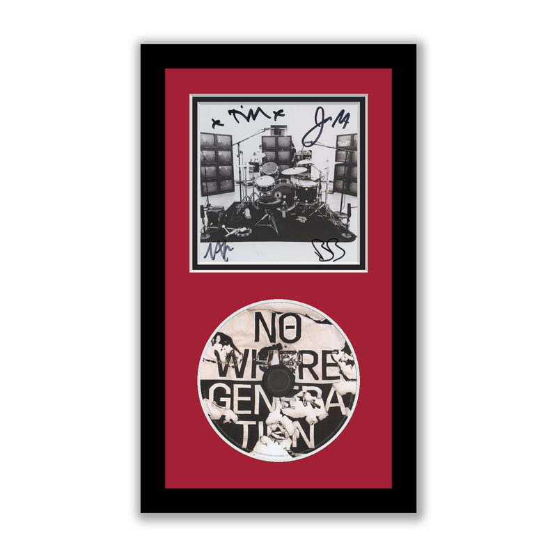 Item # 202918 - Rise Against Autographed Signed Framed CD Nowhere Generation ACOA