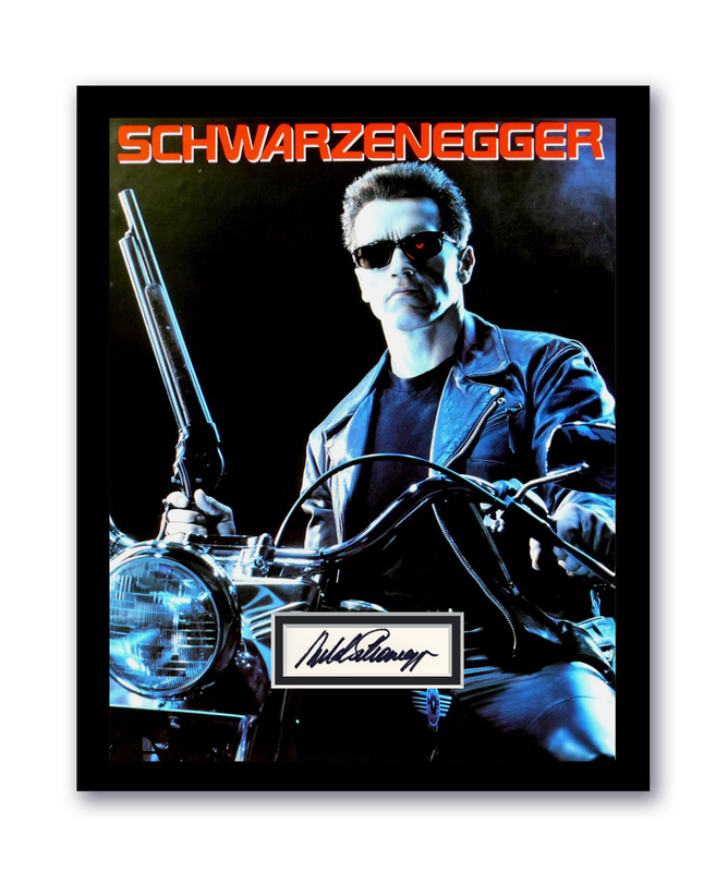 Item # 194741 - Terminator 2 Arnold Schwarzenegger Autographed Signed 11x14 Framed Photo ACOA