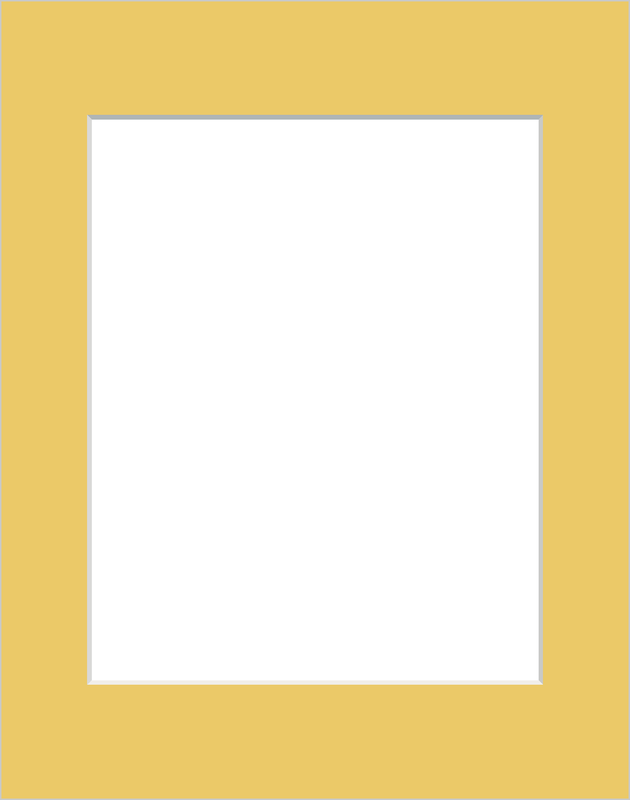 Item # 178290 - 11x14 Picture Framing Mat Matting for 8x10 Photo Sunflower Yellow Art Crafts