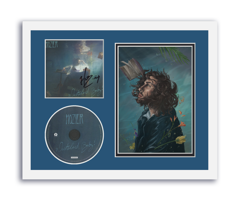 Item # 174361 - Hozier Autographed Signed 11x14 Custom Framed CD Photo Wasteland, Baby! ACOA