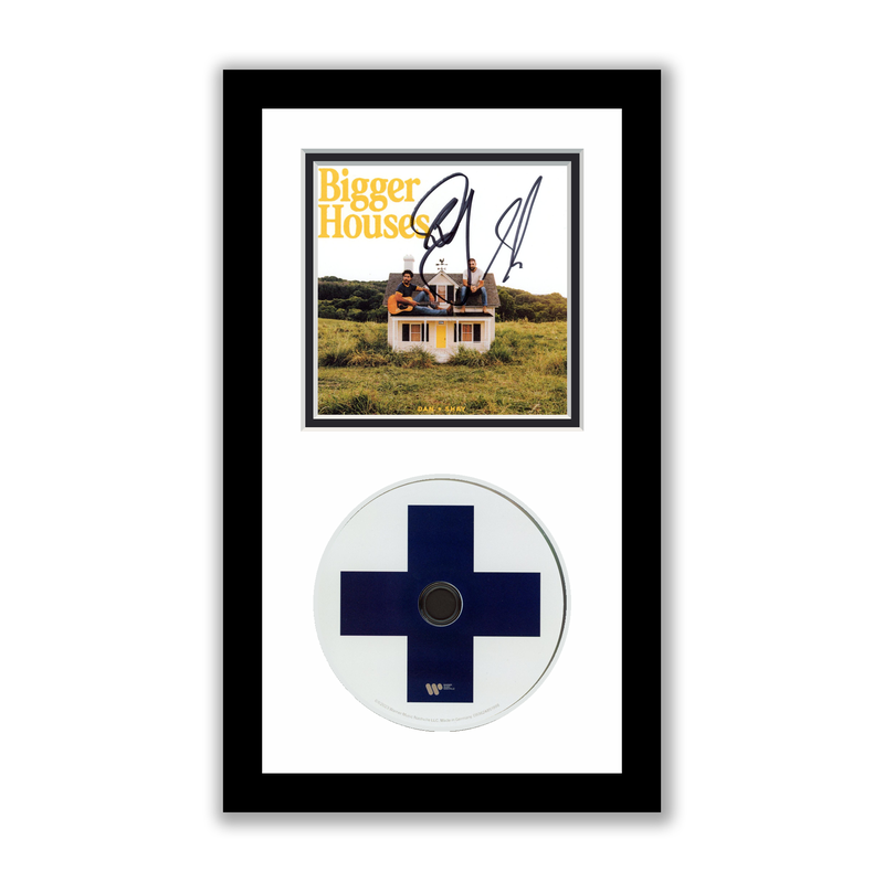 Item # 176014 - Dan + Shay Autographed Signed Framed CD Bigger Houses ACOA