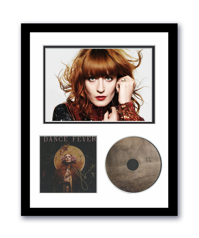 Item # 193456 - Florence And The Machine Autograph Signed 11x14 Framed CD Photo Dance Fever ACOA