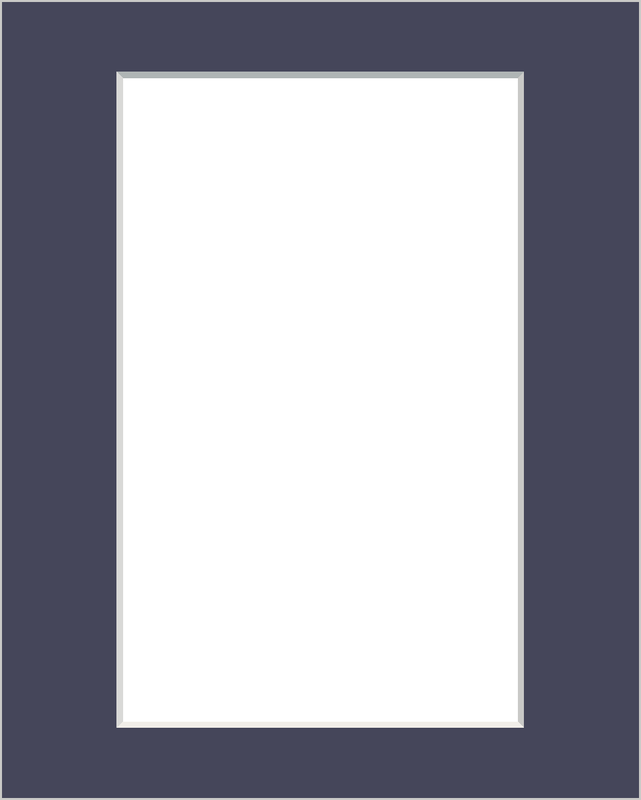 Item # 178843 - 8x10 Picture Framing Mat Matting for Broadway Theater Playbill Navy Blue
