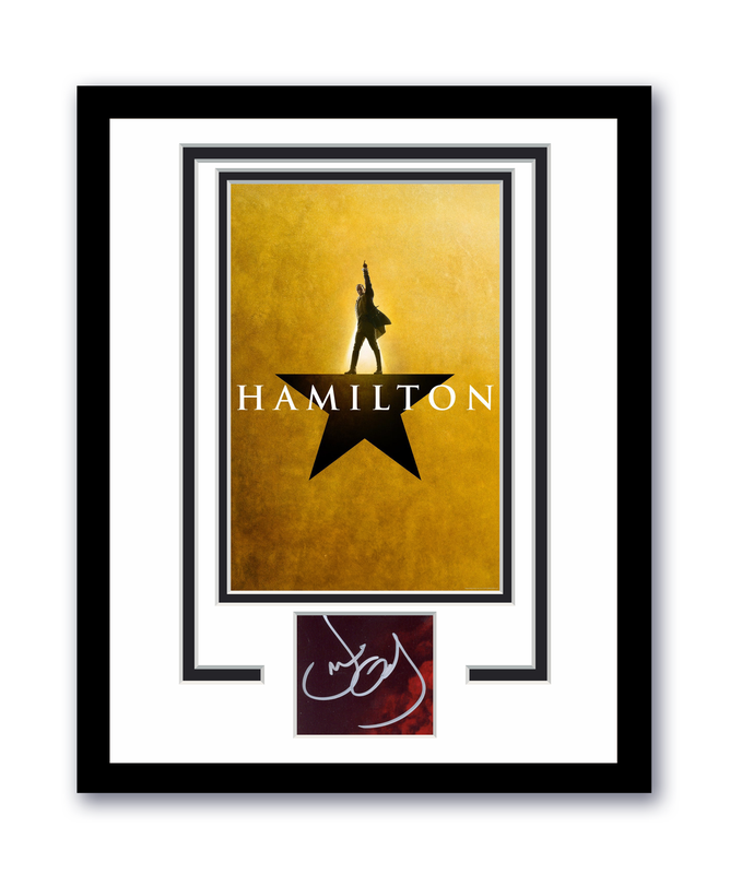 Item # 207894 - Hamilton Burr Leslie Odom Jr. Autographed Signed 11x14 Framed Photo ACOA