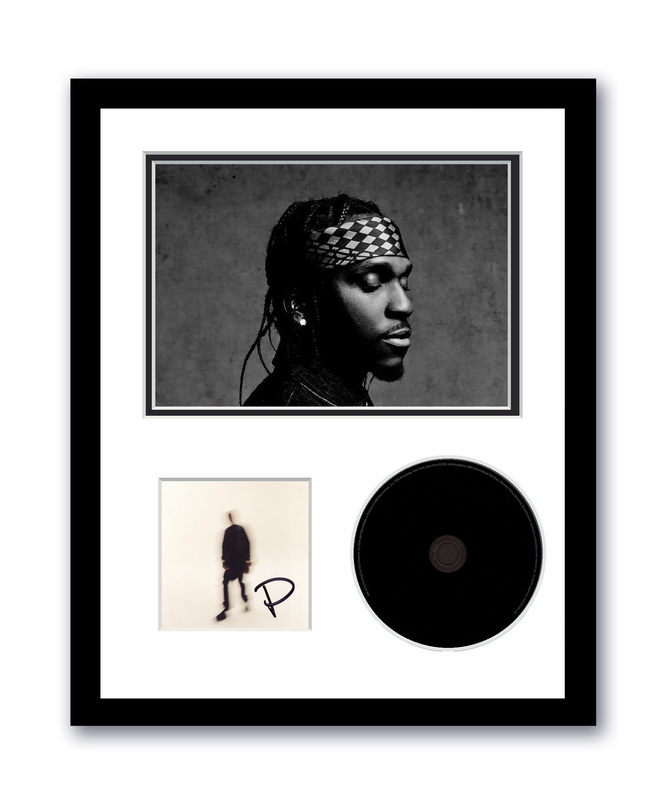 Item # 174830 - Pusha T Autographed Signed 11x14 Custom Framed CD Photo It's Almost Dry ACOA