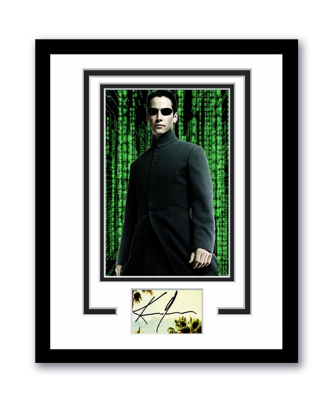 Item # 180618 - Matrix Keanu Reeves Autographed Signed 11x14 Framed Photo ACOA