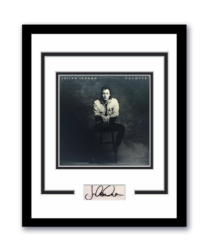Item # 179965 - Julian Lennon Autograph Signed 11x14 Framed Photo Valotte Beatles John Son ACOA