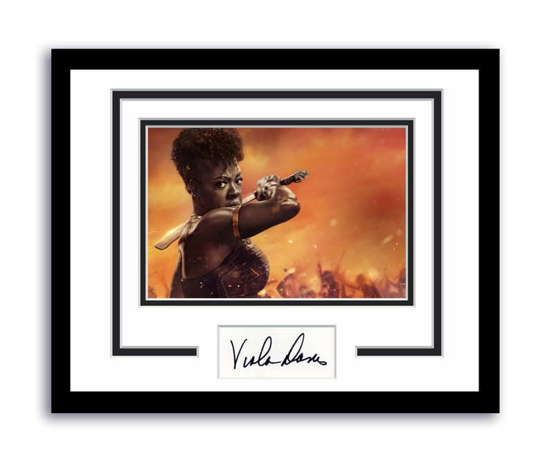 Item # 211903 - Viola Davis Autographed Signed 11x14 Framed Photo The Woman King ACOA