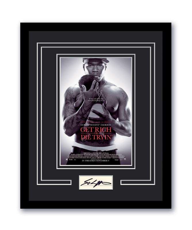 Item # 179897 - 50 Cent Autographed Signed 11x14 Framed Photo Get Rich Or Die Trying ACOA