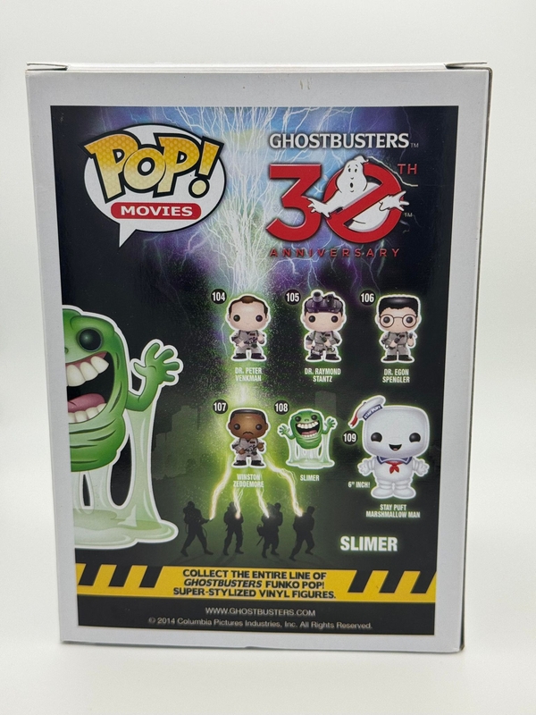 Item # 183336 - Carrie Coon "Ghostbusters: Afterlife" AUTOGRAPH Signed Slimer 108 Funko Pop