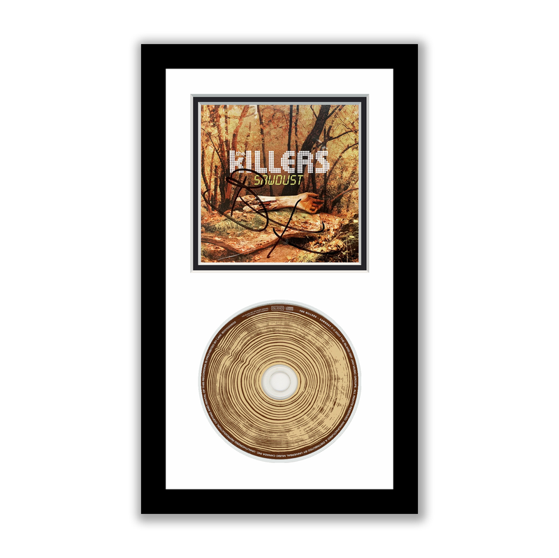 Item # 193629 - The Killers Brandon Flowers Autographed Signed Framed CD Sawdust ACOA