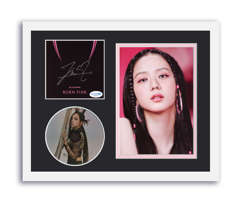 Blackpink Jisoo Autographed Signed 11x14 Custom Framed CD Photo
