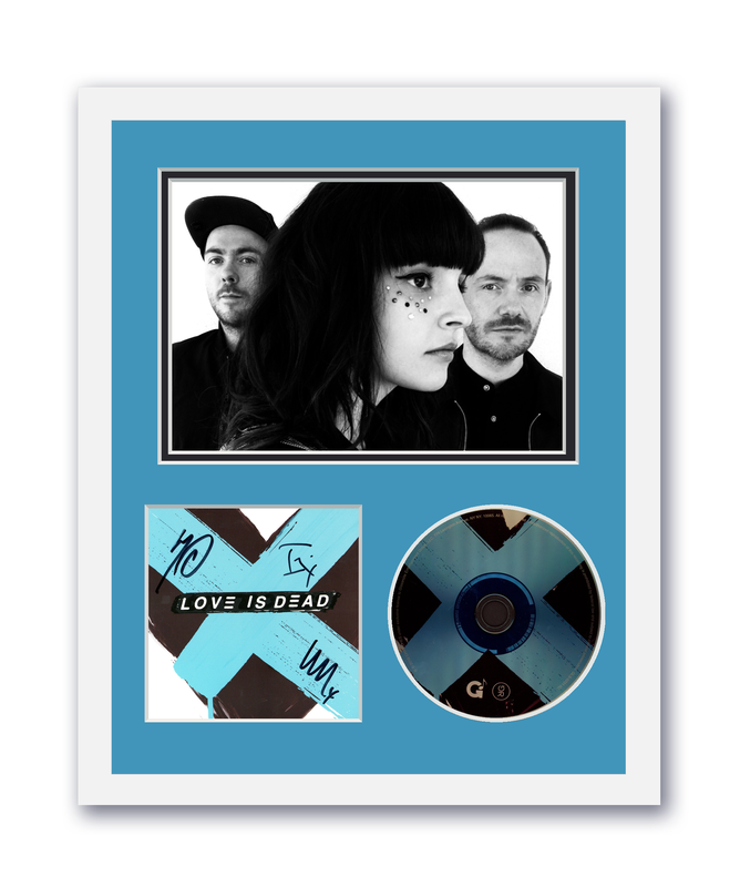 Item # 175283 - Chvrches Autographed Signed 11x14 Custom Framed CD Photo Love Is Dead ACOA