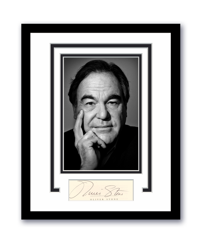 Item # 187984 - Director Oliver Stone Autographed Signed 11x14 Framed Photo ACOA