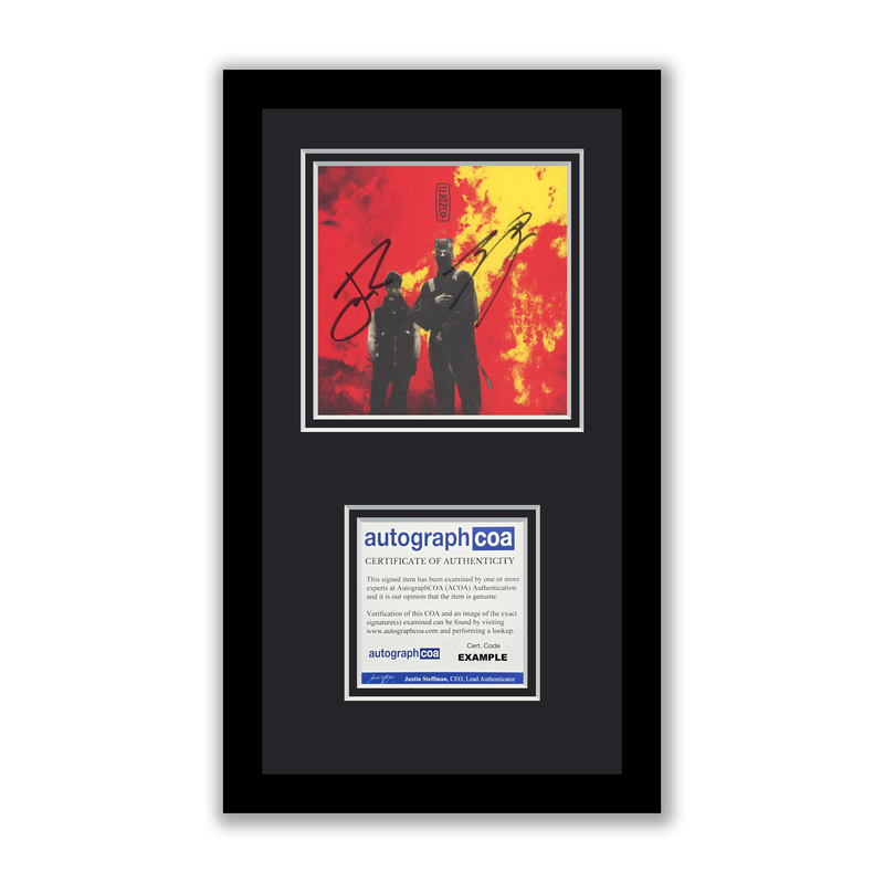 Item # 197485 - Twenty One Pilots Autographed Signed Framed CD Clancy ACOA