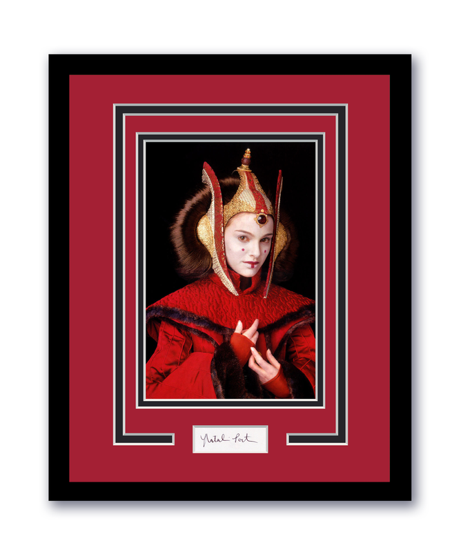 Item # 197553 - Star Wars Natalie Portman Autographed 11x14 Framed Photo Padmé Amidala ACOA