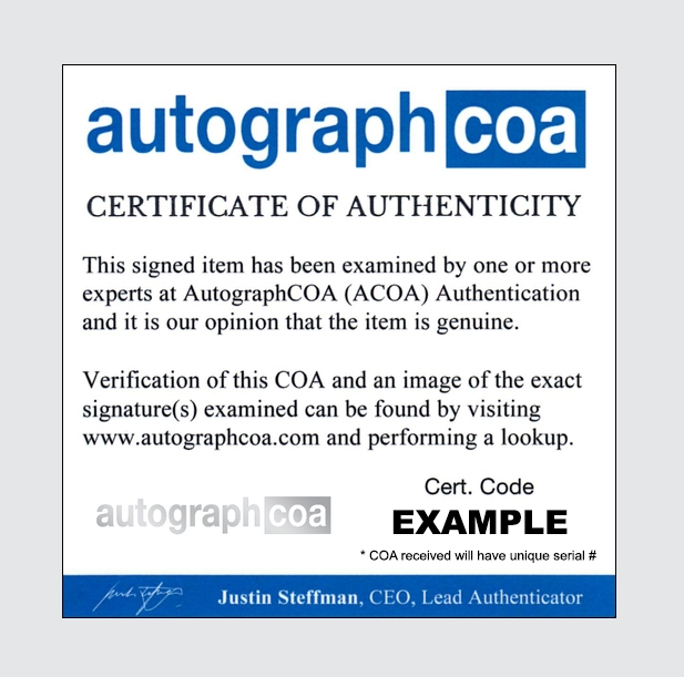 Item # 158769 - Greta Thunberg Autographed Signed 11x14 Framed Photo Climate Time Magazine ACOA