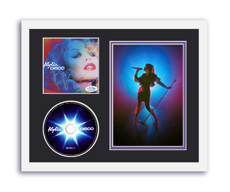 Item # 174609 - Kylie Minogue Autographed Signed 11x14 Custom Framed CD Photo Disco ACOA