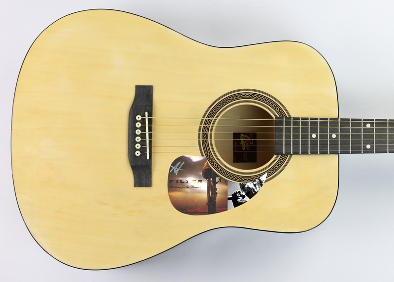 Item # 175446 - Filter Autographed Signed Guitar Anthems For The Damned ACOA