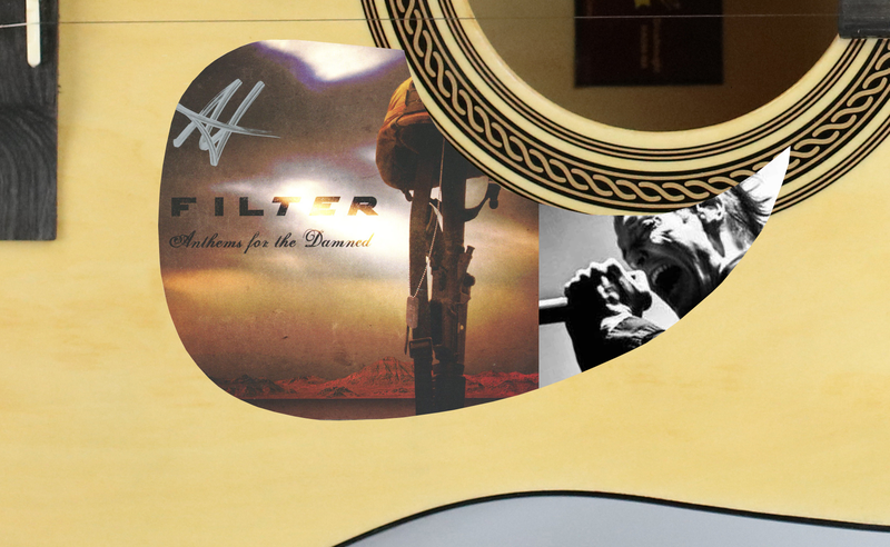 Item # 175446 - Filter Autographed Signed Guitar Anthems For The Damned ACOA