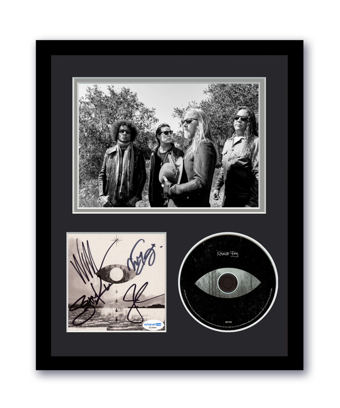 Item # 175289 - Alice In Chains Autographed Signed 11x14 Custom Framed CD Photo Rainier Fog ACOA