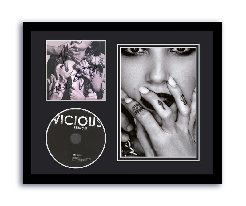 Item # 179741 - Halestorm Autographed Signed 11x14 Custom Framed CD Photo Vicious ACOA