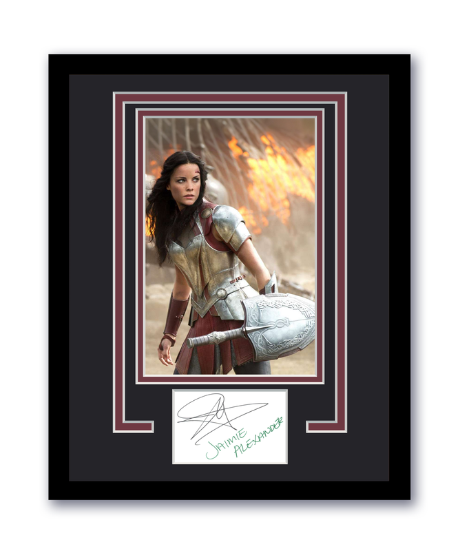 Item # 181240 - Thor Sif Jaimie Alexander Autographed Signed 11x14 Framed Photo
