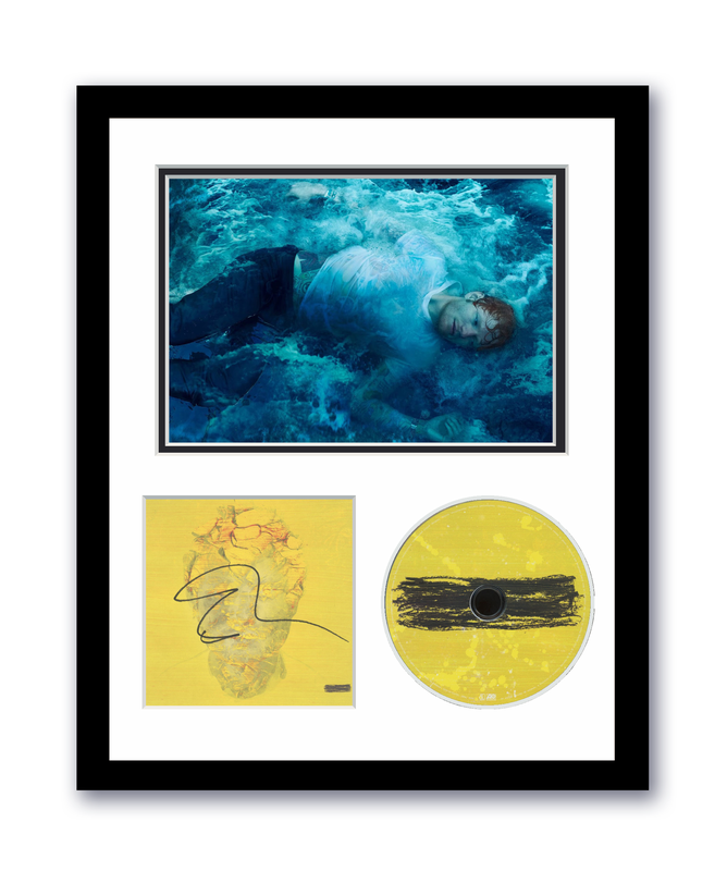 Item # 173951 - Ed Sheeran Autographed Signed 11x14 Custom Framed CD Photo - Subtract ACOA