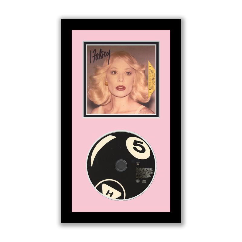 Item # 191476 - Halsey Autographed Signed Framed CD The Great Impersonator (yellow) ACOA