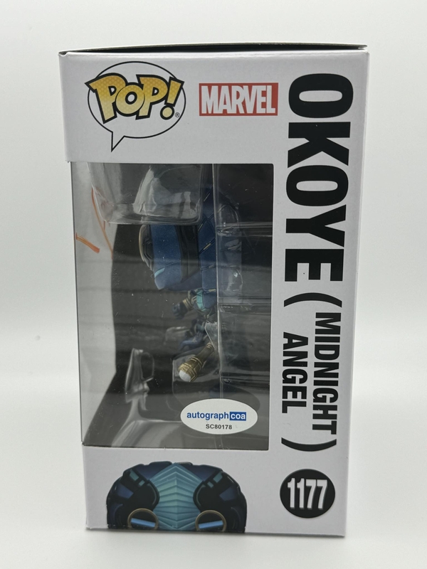 Item # 183446 - Danai Gurira "Black Panther" SIGNED 'Okoye (Midnight Angel)' 1177 Funko Pop