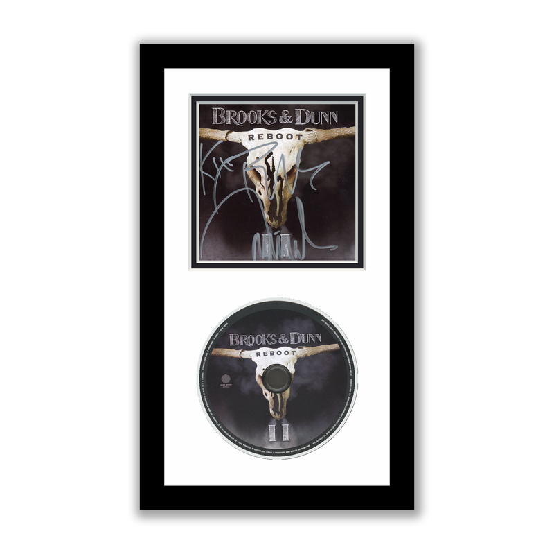 Item # 200148 - Brooks & Dunn Autographed Signed Framed CD Reboot II ACOA