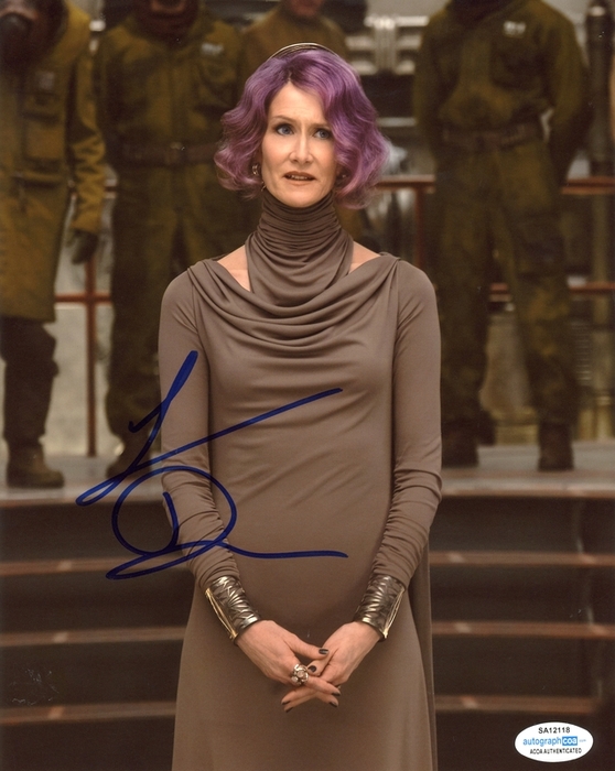 Item # 168798 - Laura Dern "Star Wars: The Last Jedi" AUTOGRAPH Signed 'Holdo' 8x10 Photo B