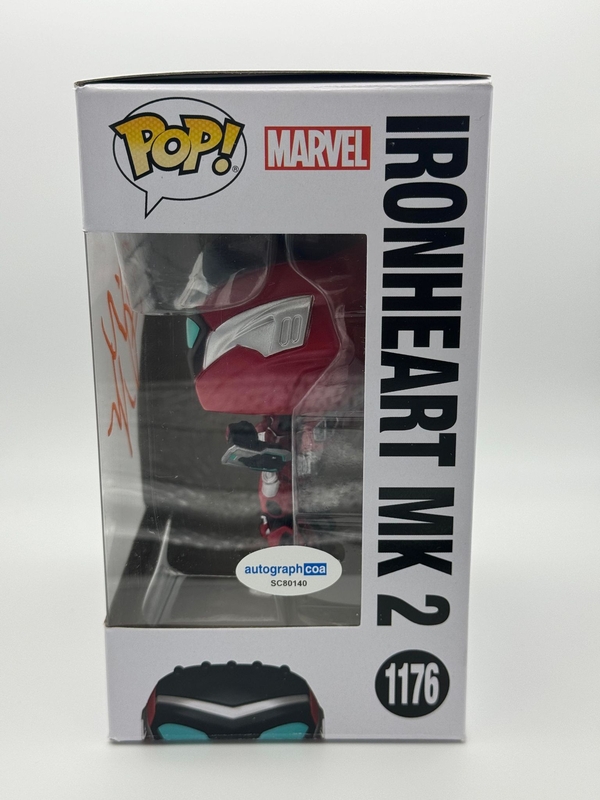 Item # 183350 - Dominiqe Thorne "Black Panther" SIGNED Ironheart MK2 1176 Funko Pop Figure